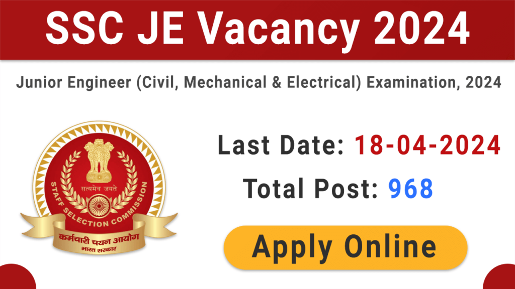 SSC Junior Engineer 2024